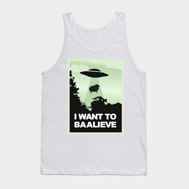 I want to believe Tank Top by Agras